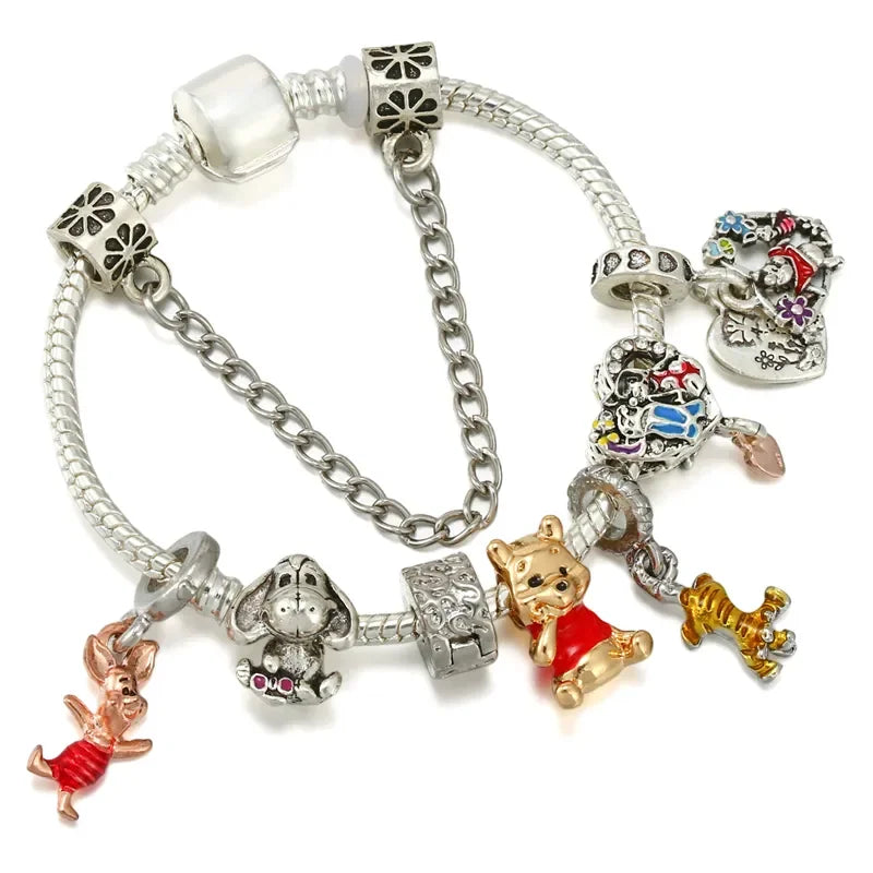 Marvel Avengers Charm Bracelet – Captain America, Iron Man, Thor & Hulk