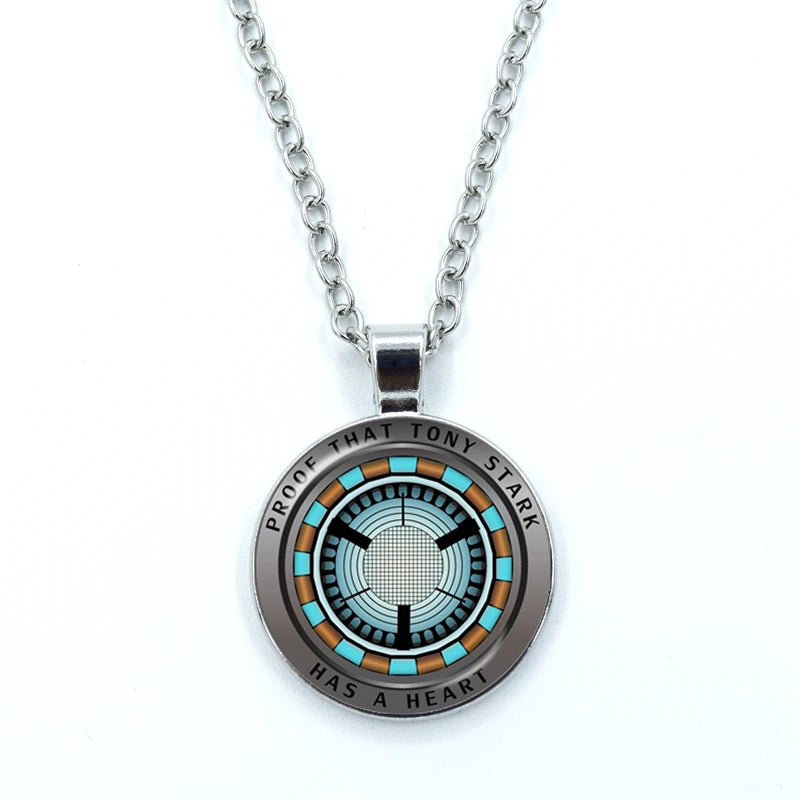 Tony Stark Arc Reactor Necklace – “Proof That Tony Stark Has a Heart” Pendant