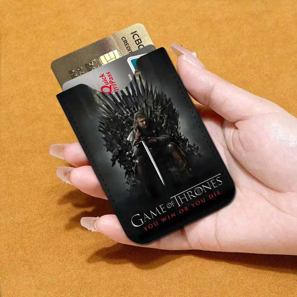 Game of Thrones Grim Epic Leather Mini Wallet – Slim Men’s Card Holder