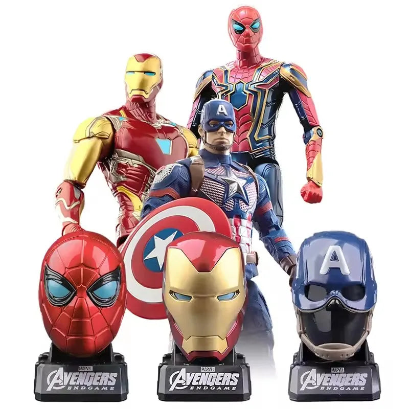Iron Man MK85 & Captain America Action Figure – Articulated Marvel Collectible Toy