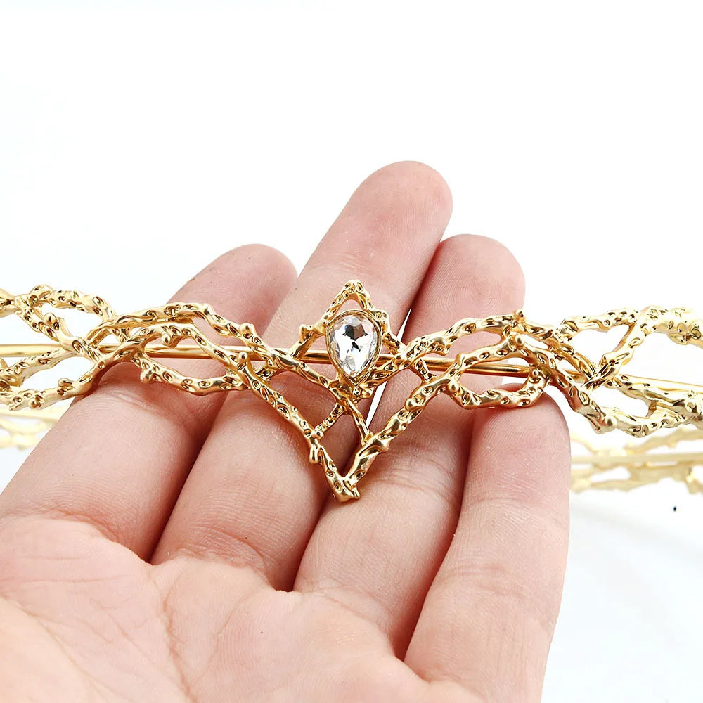 Thranduil Elven Crown – Adjustable Fantasy Cosplay Headband & Hair Accessory