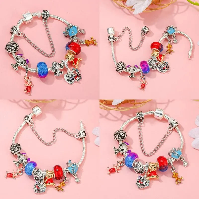 Marvel Avengers Charm Bracelet – Captain America, Iron Man, Thor & Hulk