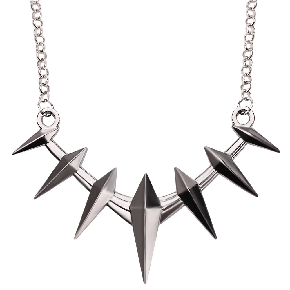 Black Panther Claw Necklace – Superhero Pendant Chain for Men