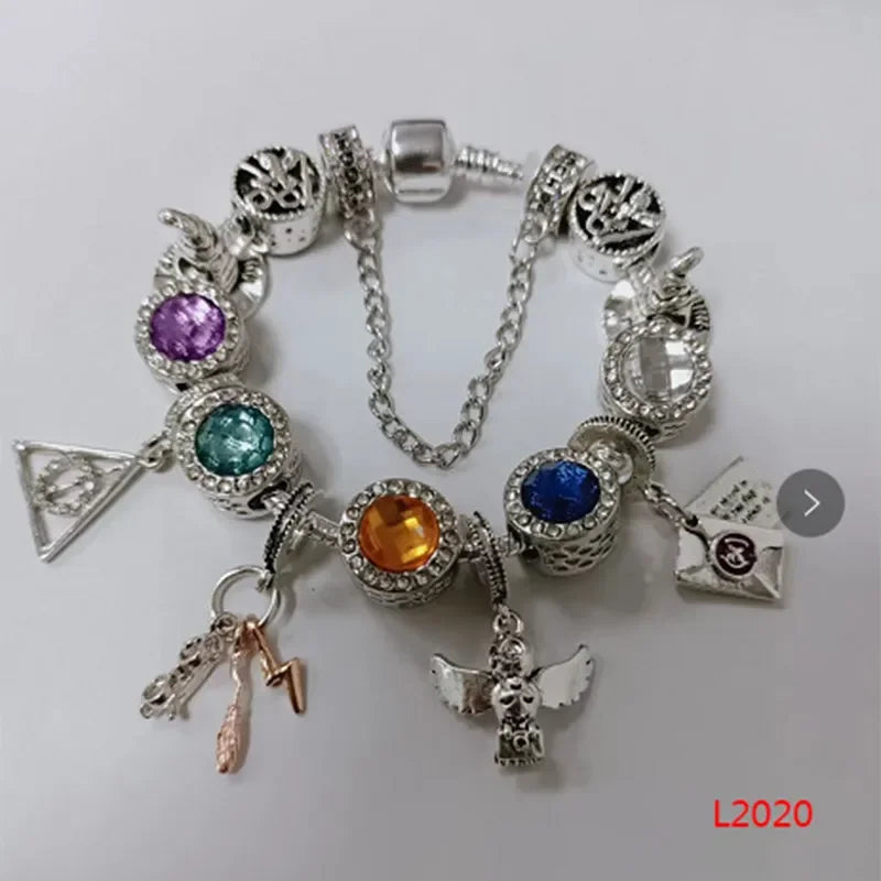 Marvel Avengers Charm Bracelet – Captain America, Iron Man, Thor & Hulk