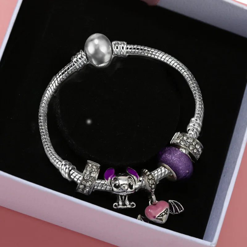 Marvel Spider-Man Charm Bracelet – Mask Clasp & Soaring City Beads