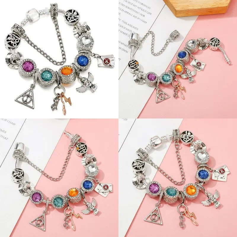 Marvel Avengers Charm Bracelet – Captain America, Iron Man, Thor & Hulk