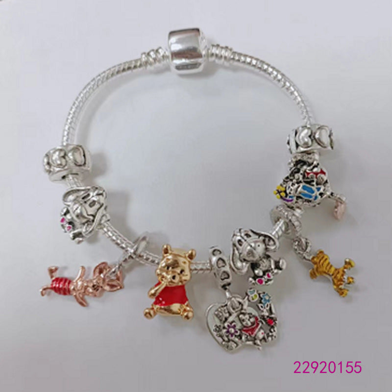 Marvel Spider-Man Charm Bracelet – Mask Clasp & Soaring City Beads
