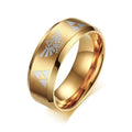 Triforce Triangle Ring – 316L Stainless Steel Anime Cosplay Band