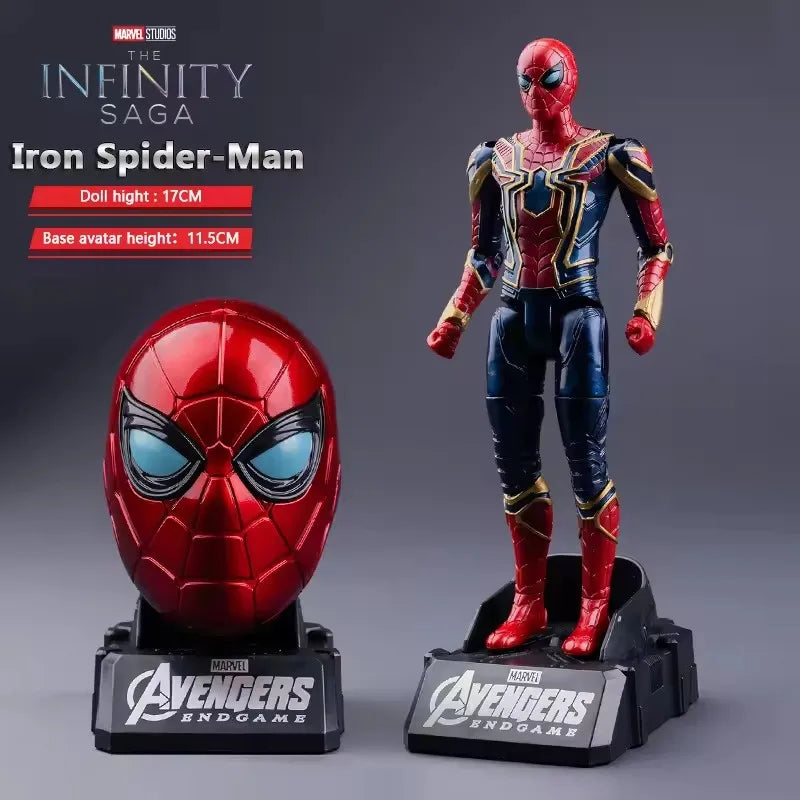 Iron Man MK85 & Captain America Action Figure – Articulated Marvel Collectible Toy