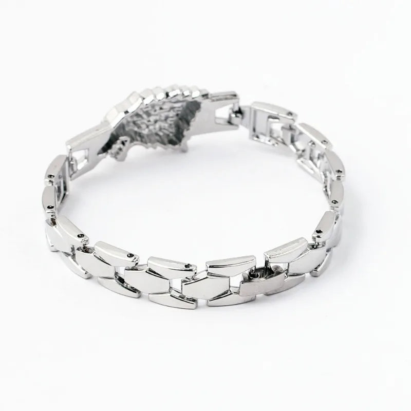 Game of Thrones Stark Wolf Keychain – Alloy Pendant Collectible Souvenir