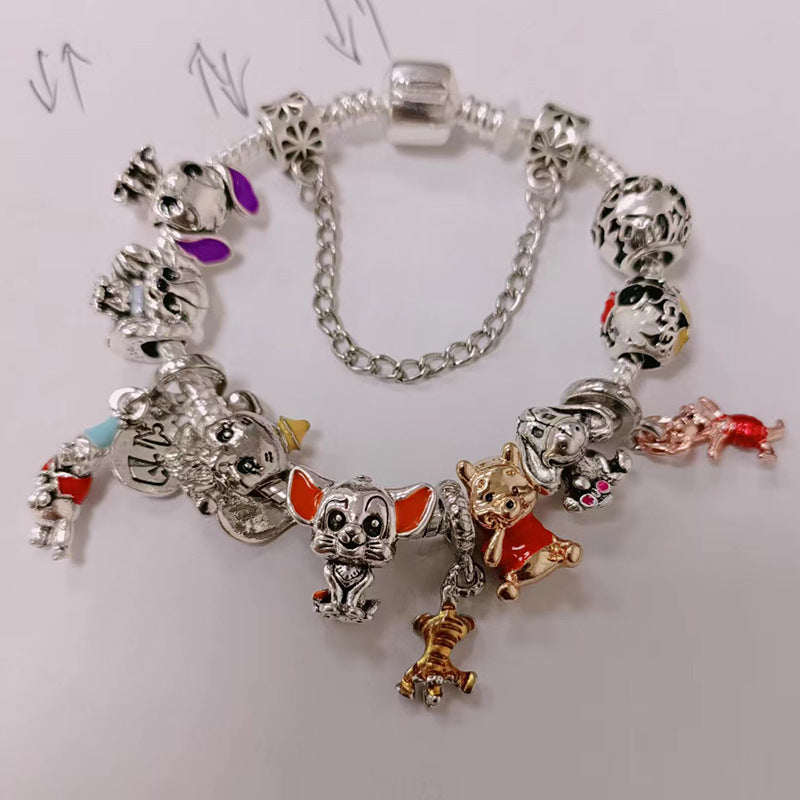 Marvel Spider-Man Charm Bracelet – Mask Clasp & Soaring City Beads