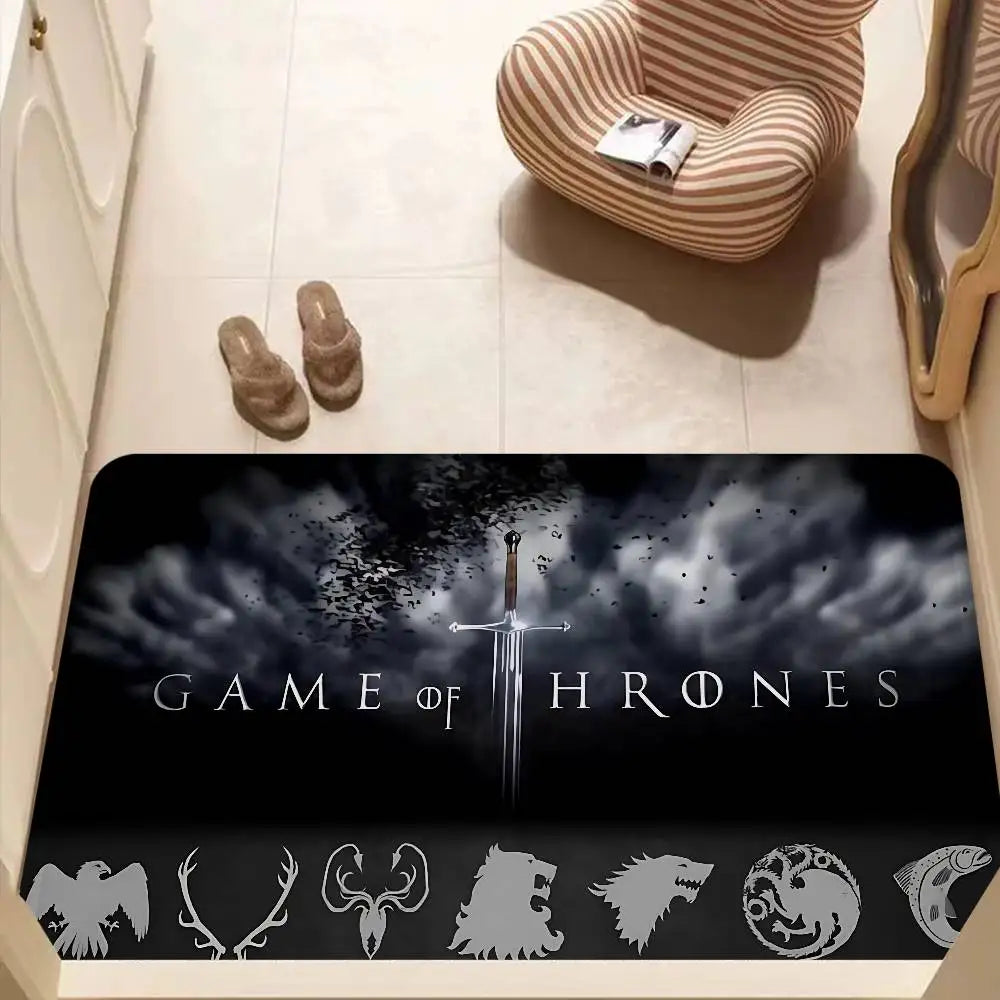 Game of Thrones Floor Mat – Anti-Slip Absorbent Fantasy Rug
