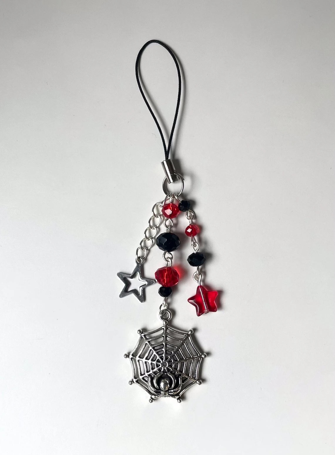 Spider-Verse Beaded Phone Charm – Miles Morales, Gwen & Miguel Y2K Style