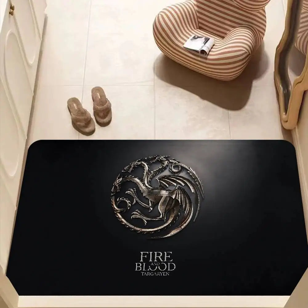 Game of Thrones Floor Mat – Anti-Slip Absorbent Fantasy Rug