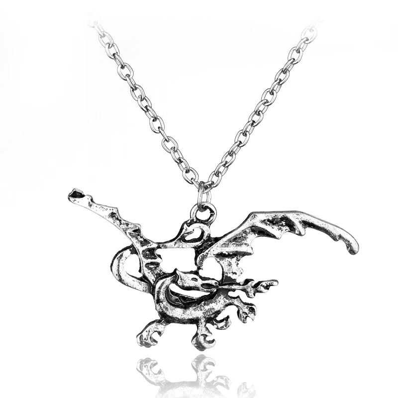 Game of Thrones House Stark Wolf Keychain – “Winter Is Coming” 3D Pendant