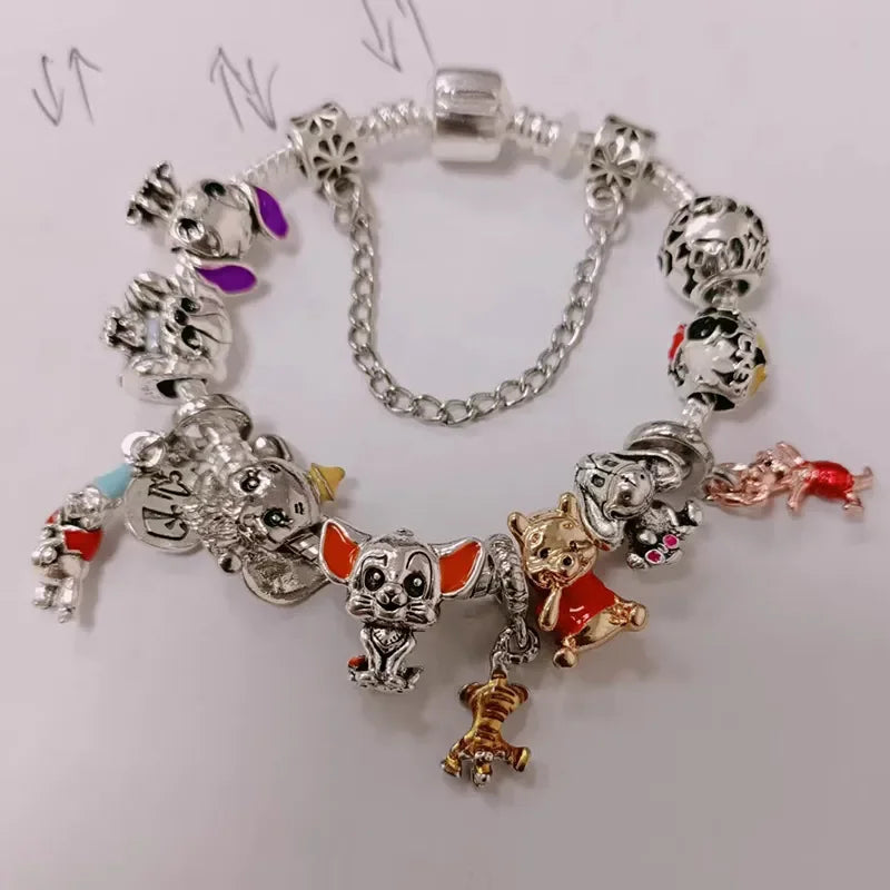 Marvel Avengers Charm Bracelet – Captain America, Iron Man, Thor & Hulk