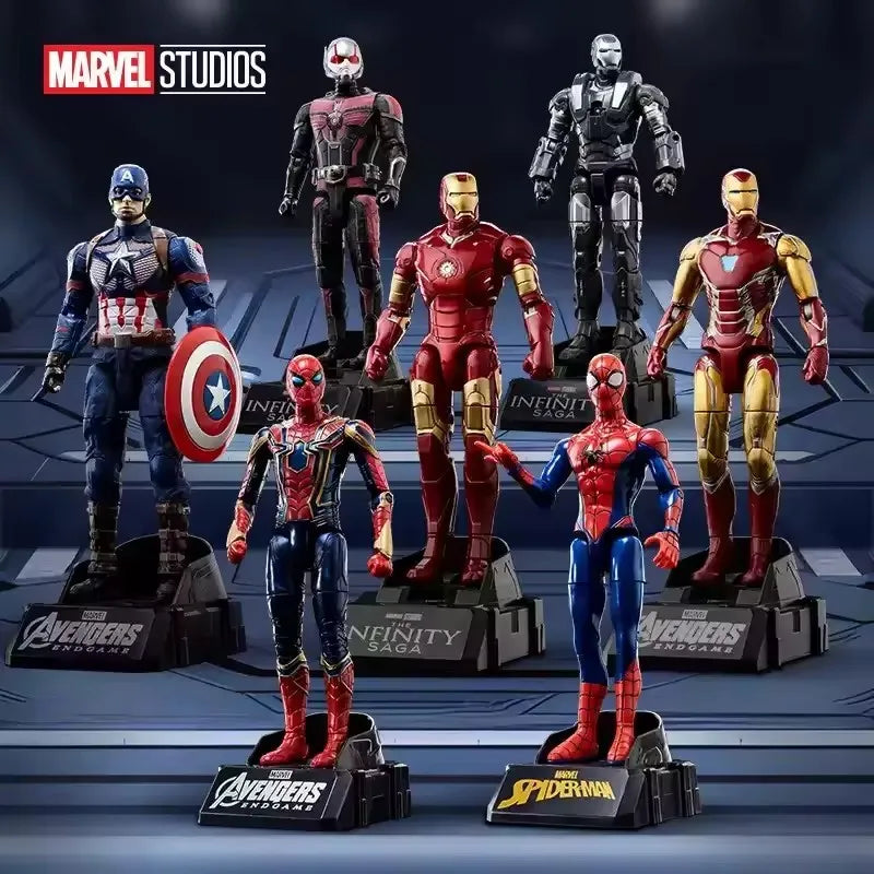 Iron Man MK85 & Captain America Action Figure – Articulated Marvel Collectible Toy