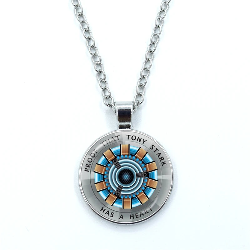 Tony Stark Arc Reactor Necklace – “Proof That Tony Stark Has a Heart” Pendant