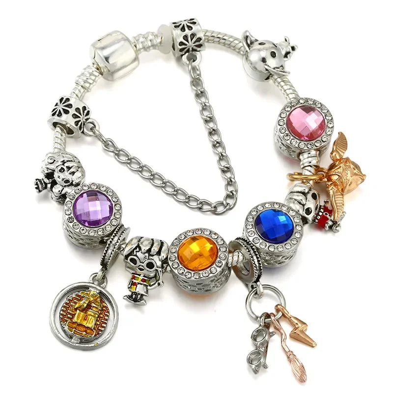 Marvel Avengers Charm Bracelet – Captain America, Iron Man, Thor & Hulk