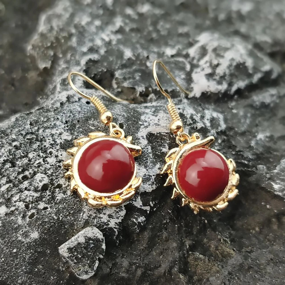 Rhaenyra Targaryen Ruby Chain Necklace – House of the Dragon Jewellery