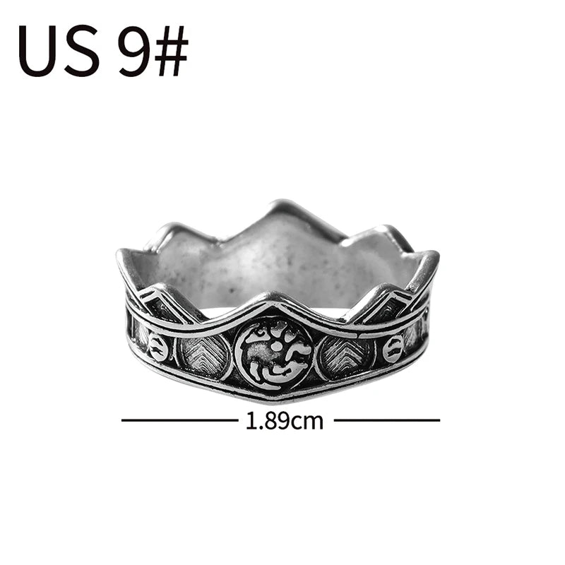 House Targaryen Three-Headed Dragon Ring – Gold Cosplay Jewellery