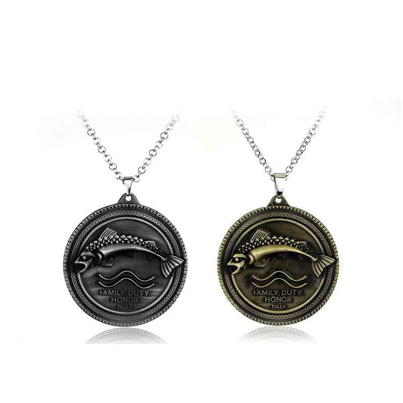 Game of Thrones House Targaryen Dragon Necklace – Vintage Pendant