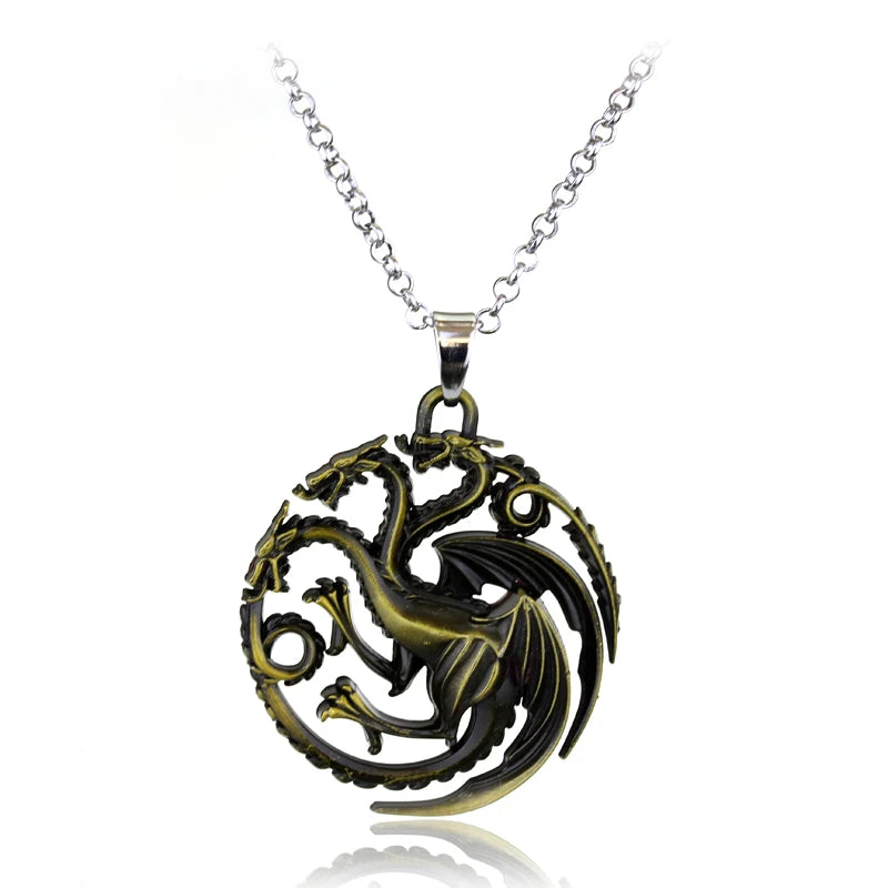 Game of Thrones House Stark Wolf Keychain – “Winter Is Coming” 3D Pendant