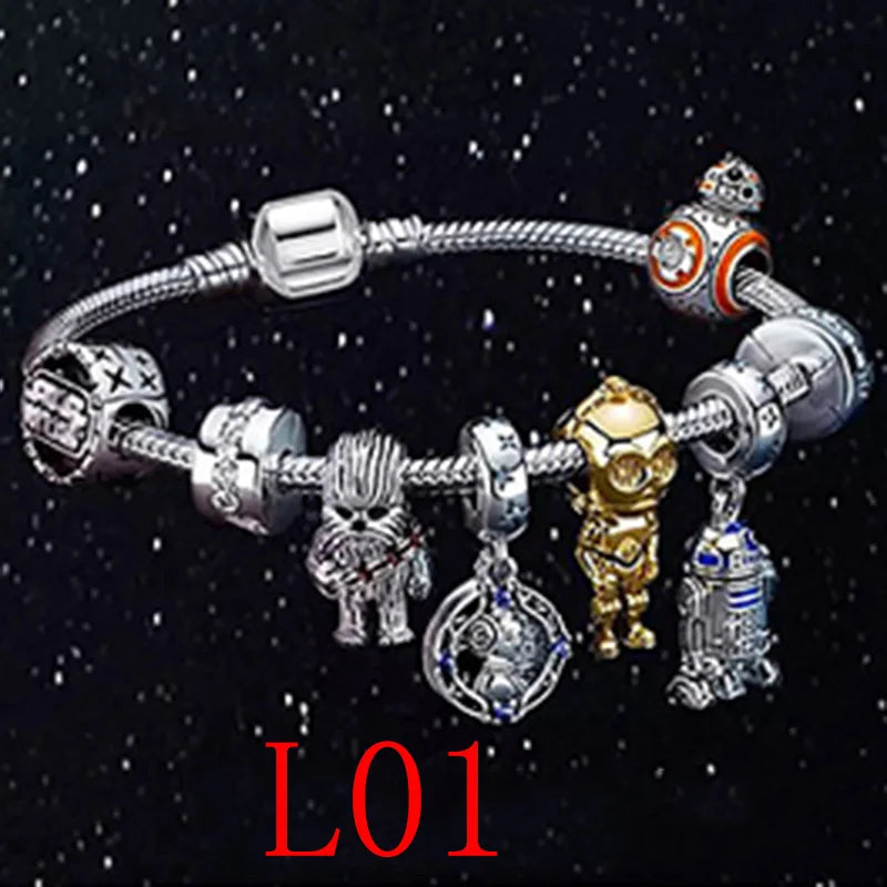 Marvel Avengers Charm Bracelet – Captain America, Iron Man, Thor & Hulk