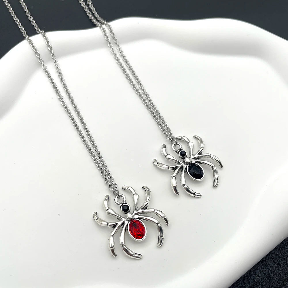 Spider Pendant Necklace – Stainless Steel Chain for Men & Women