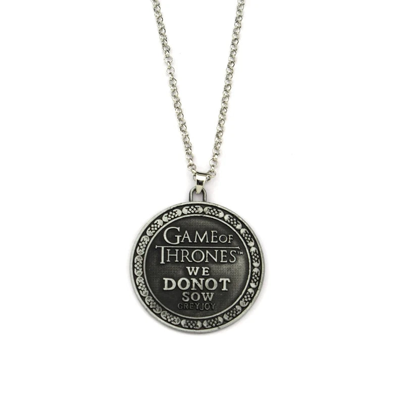 Game of Thrones House Targaryen Dragon Necklace – Vintage Pendant