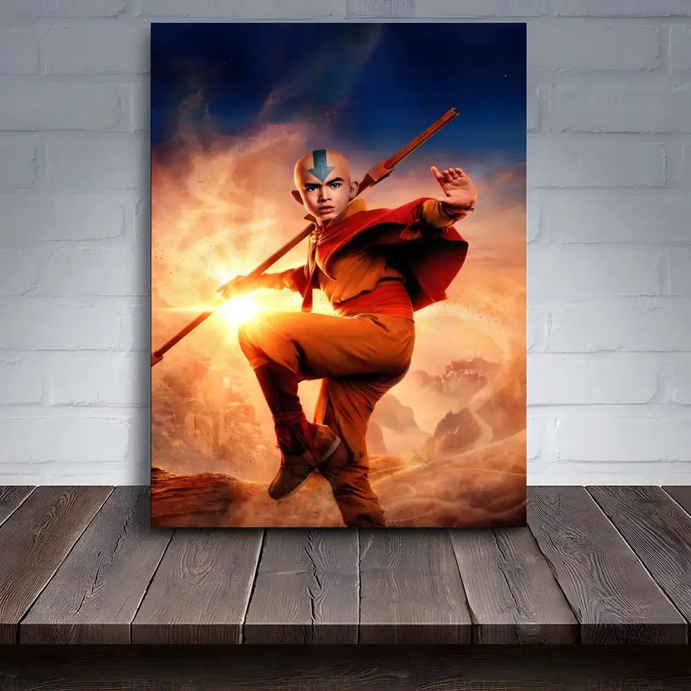 Avatar: The Last Airbender Poster – HD Anime Canvas Wall Art