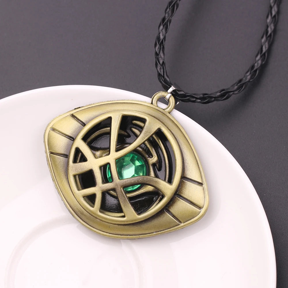 Doctor Strange Eye of Agamotto Necklace – Marvel Superhero Cosplay Pendant