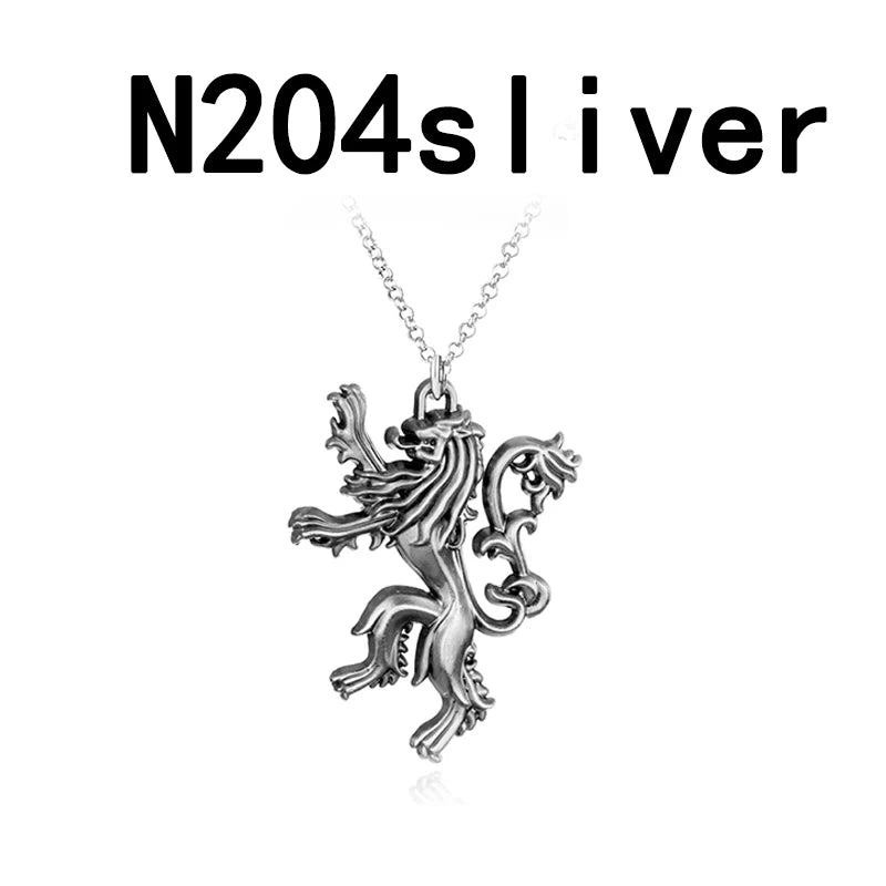 Game of Thrones House Stark Wolf Keychain – “Winter Is Coming” 3D Pendant