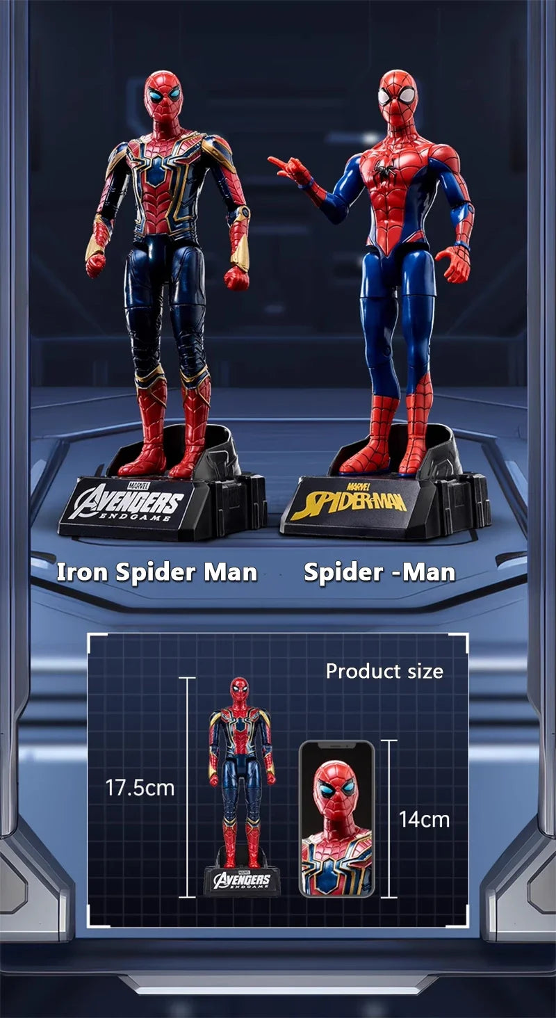 Iron Man MK85 & Captain America Action Figure – Articulated Marvel Collectible Toy