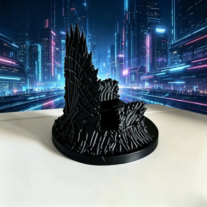 Game of Thrones Sword Throne Phone Stand – 3D Printed Fantasy Desk Decor