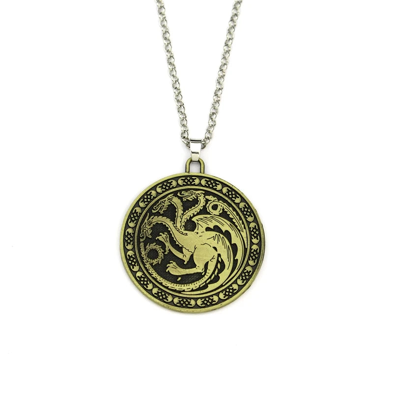 Game of Thrones House Stark Wolf Keychain – “Winter Is Coming” 3D Pendant