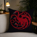 House Targaryen Pillow Cover – Game of Thrones Plush Decorative Cushion Case
