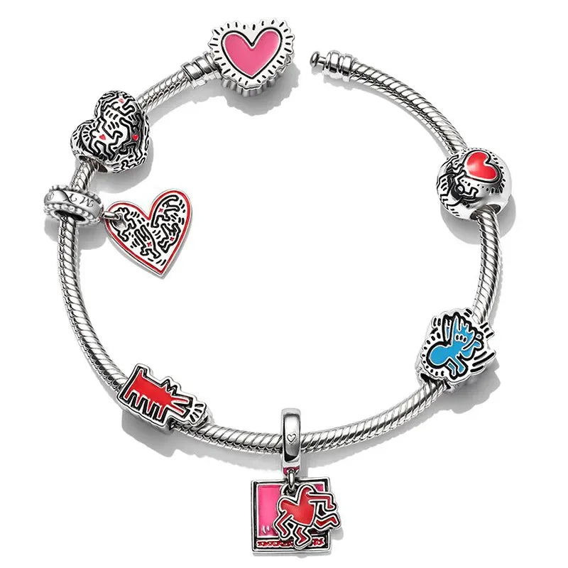 Marvel Avengers Charm Bracelet – Captain America, Iron Man, Thor & Hulk