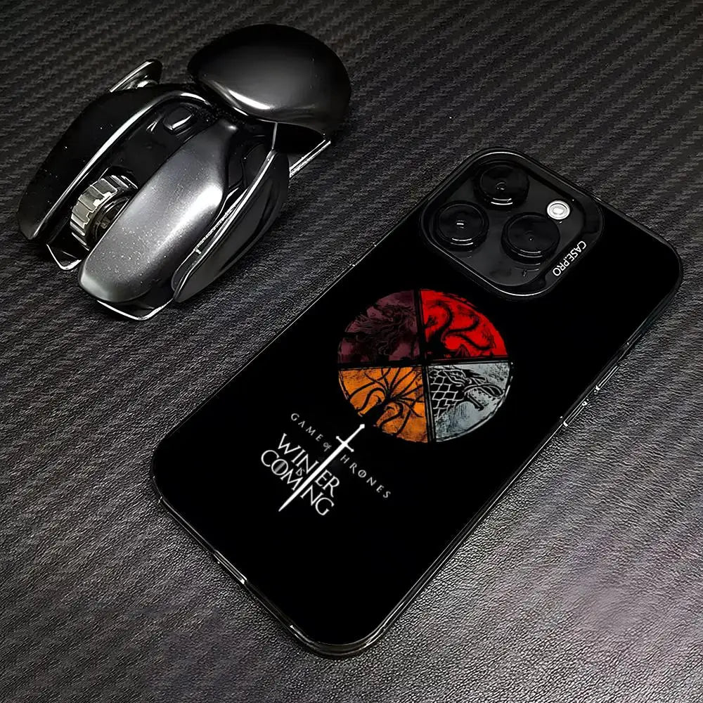Game of Thrones iPhone Case – Colourful Silver Protective Phone Cover