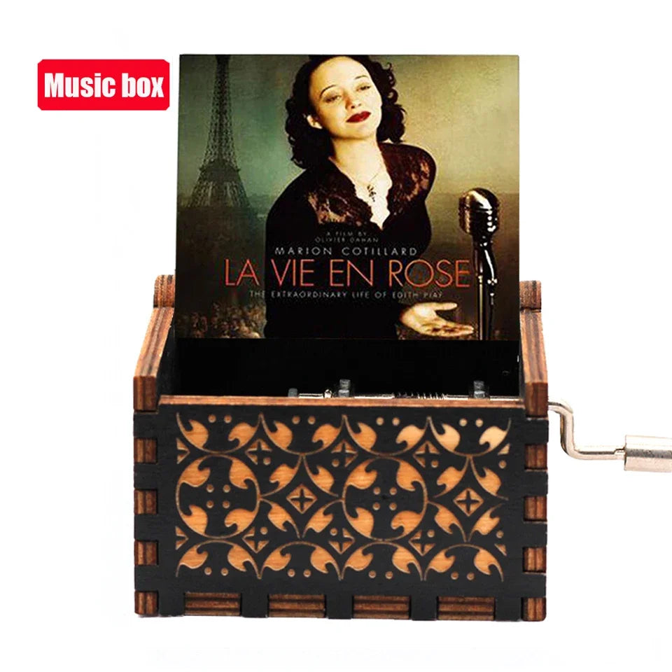 Game of Thrones Antique Wooden Hand-Crank Music Box – Fantasy Collectible Gift