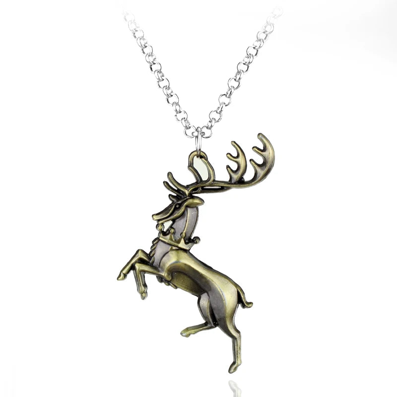 Game of Thrones House Stark Wolf Keychain – “Winter Is Coming” 3D Pendant
