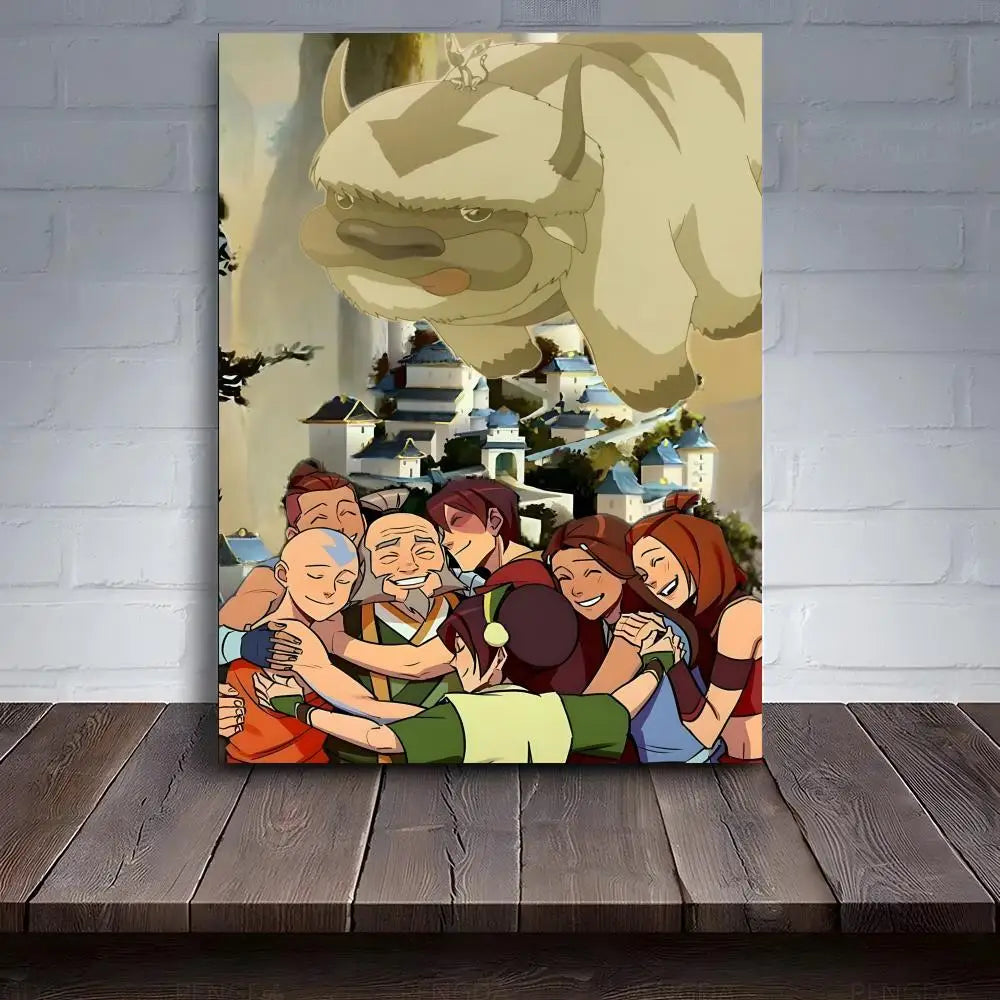 Avatar: The Last Airbender Poster – HD Anime Canvas Wall Art