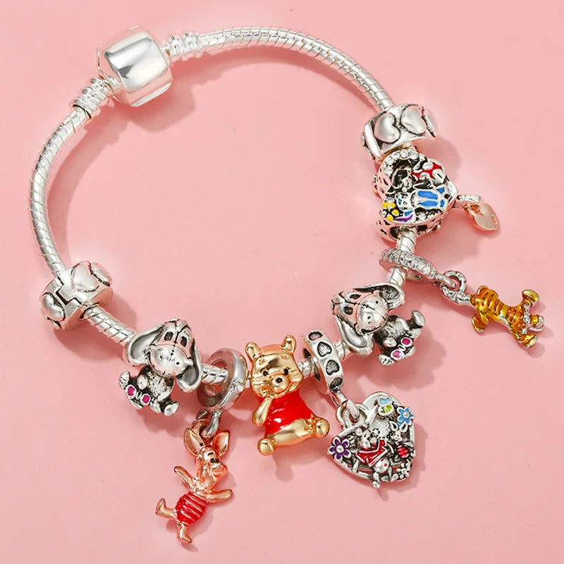 Marvel Avengers Charm Bracelet – Captain America, Iron Man, Thor & Hulk
