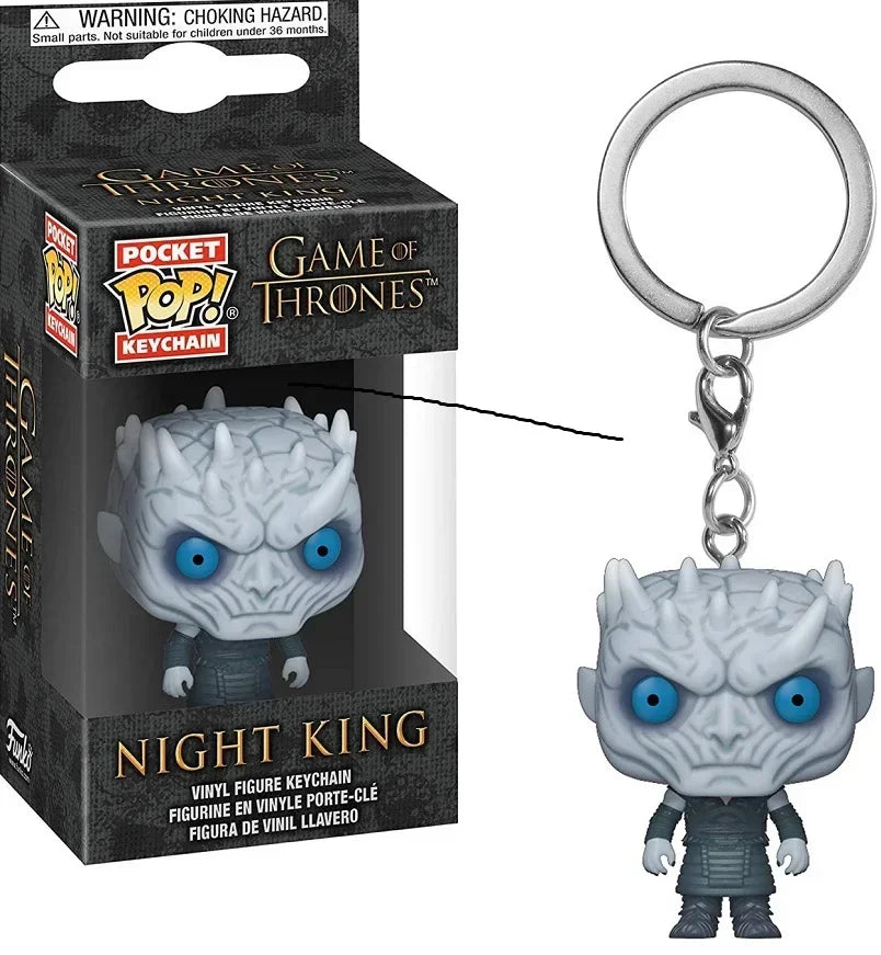 Game of Thrones Funko Pop! Keychain – Jon Snow & Tyrion Collectible Figure
